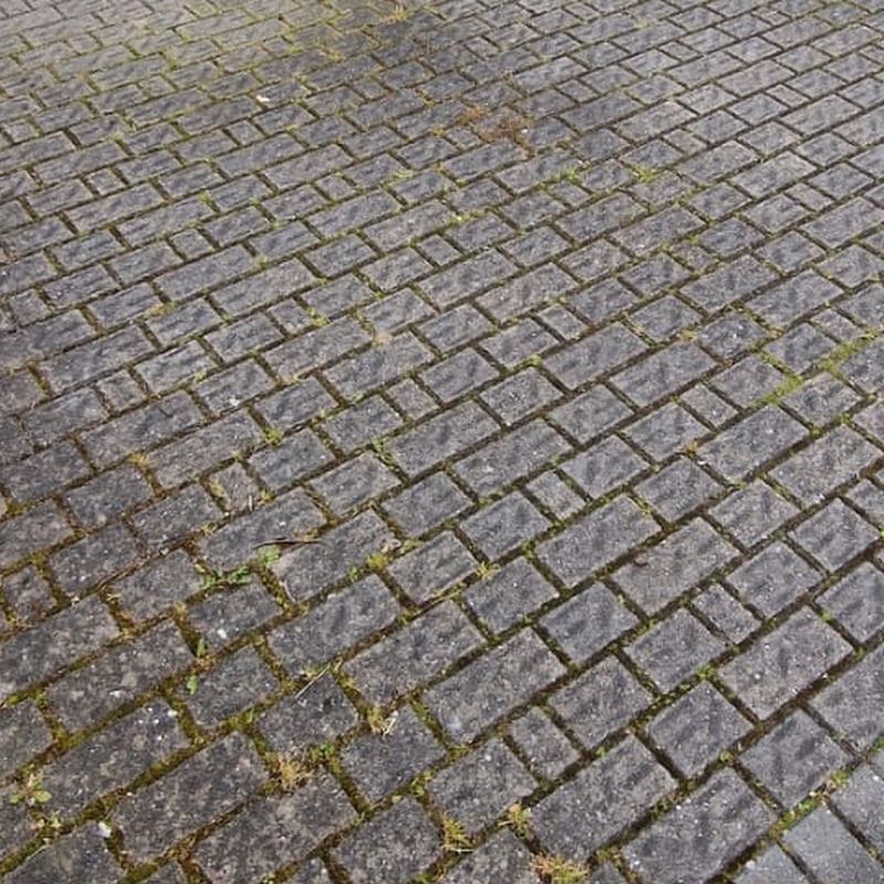 Before: Block paving driveway, Liverpool