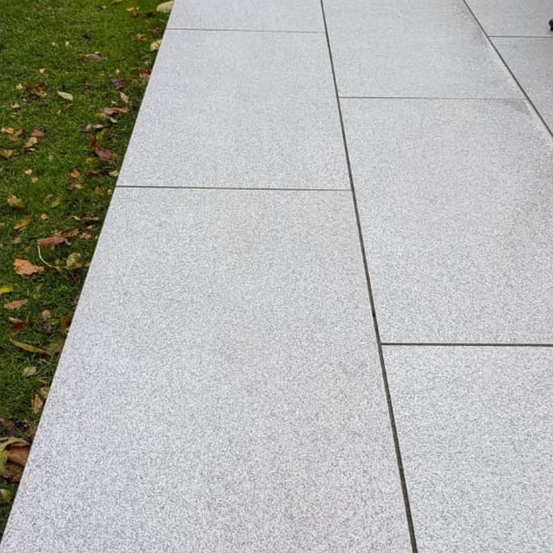 After: Porcelain patio clean, Golborne