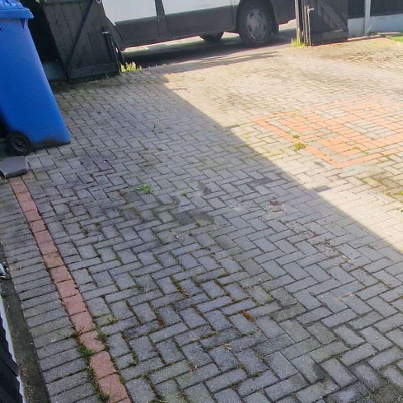 Before: Patio clean, Leigh