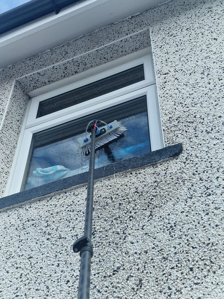Glass, frames and sills all cleaned